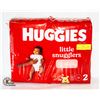 NEW HUGGIES LITTLE SNUGGLERS SIZE 2 - 60 DIAPERS