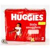 NEW HUGGIES LITTLE SNUGGLERS SIZE 2 - 60 DIAPERS