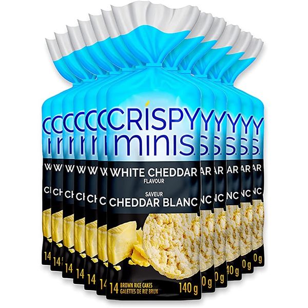 NEW CASE OF CRISPY MINIS WHITE CHEDDAR RICE CAKES