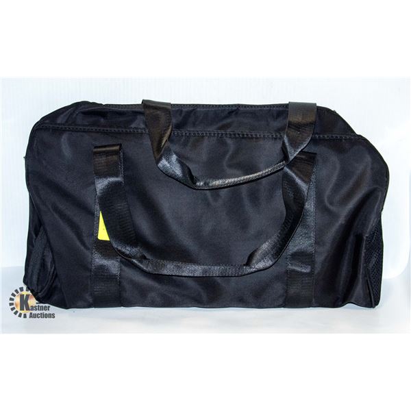 NEW BLACK CARRY-ALL PURSE WITH SHOULDER STRAP
