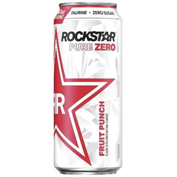 NEW CASE OF 11 ROCKSTAR PURE ZERO ENERGY DRINK