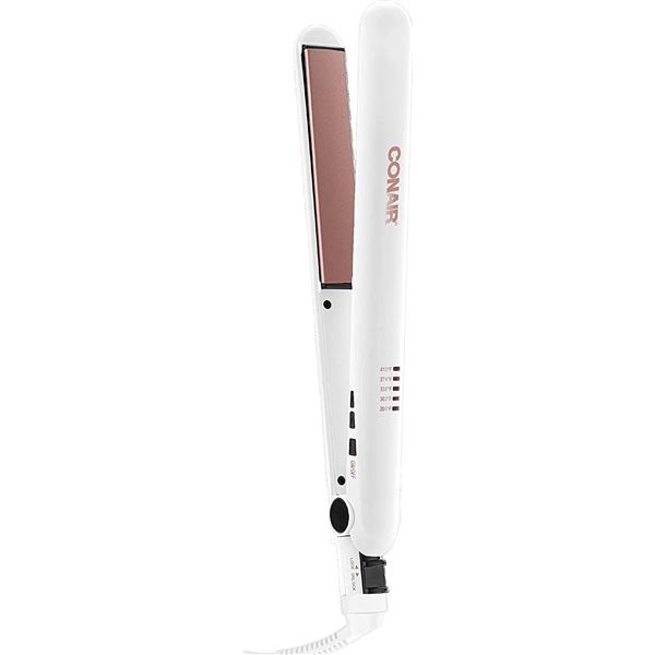 NEW REPACKED CONAIR DOUBLE CERAMIC 1" FLAT IRON