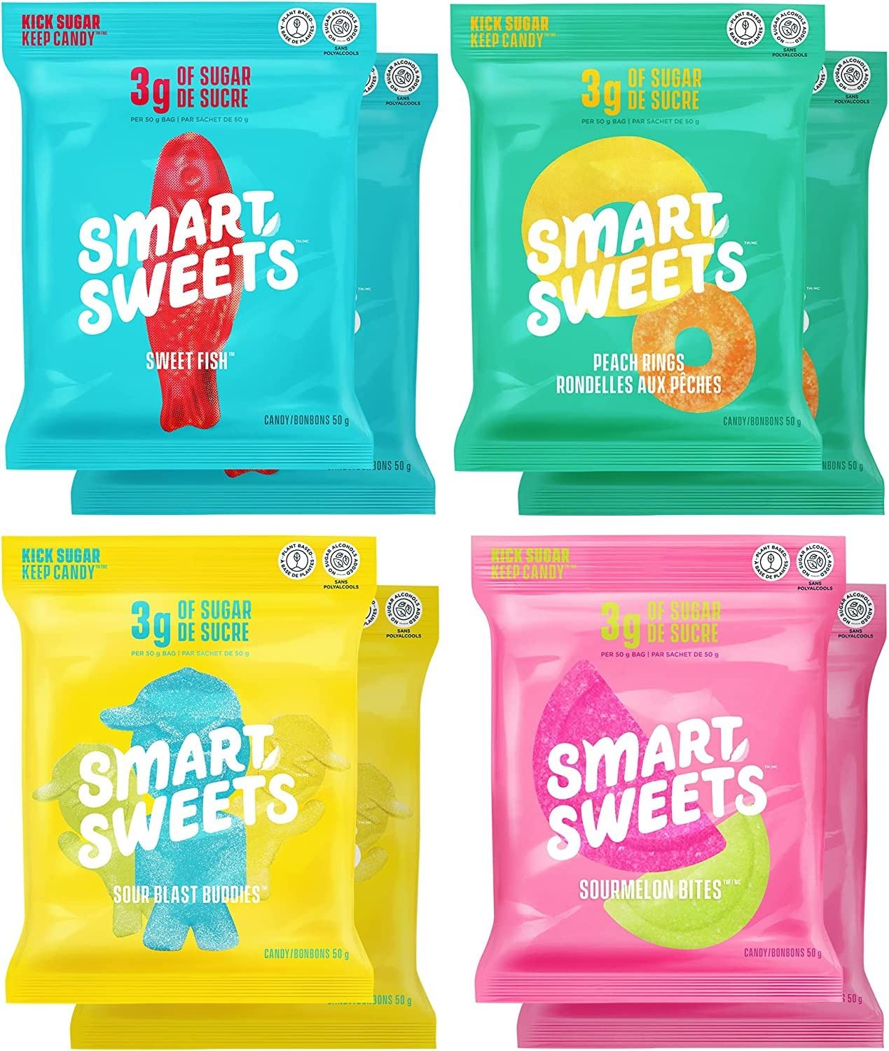 Smart Sweets Box NEW BOX OF SMART SWEETS VARIETY PACK OF CANDY