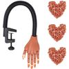 Image 1 : NEW MANICURE SKILLS NAIL PRACTICE HAND WITH CLAMP