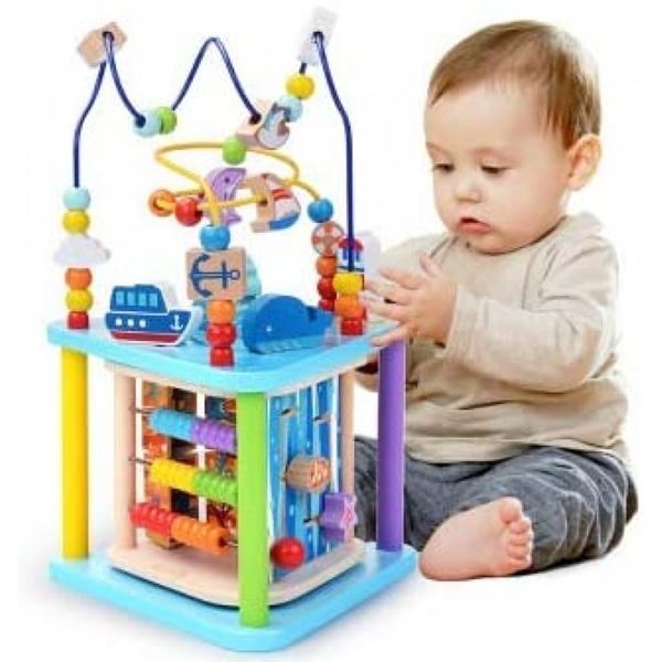 NEW UNPACKED BAOBE WOODEN EDUCATION PLAY CENTER