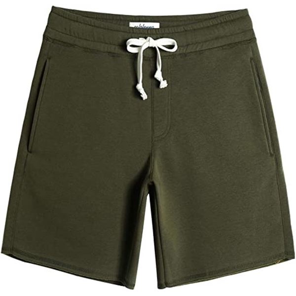 NEW CALOLEYNG MENS LARGE SHORTS, ARMY GREEN