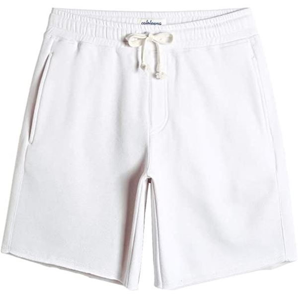 NEW CALOLEYNG MENS 2XL SHORTS, WHITE