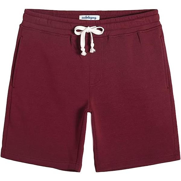 NEW CALOLEYNG MENS  2XL SHORTS, MAROON