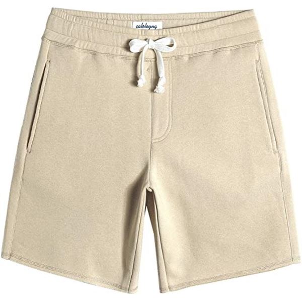 NEW CALOLEYNG MENS XL SHORTS, KHAKI
