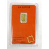 Image 2 : 1 Gram .9999 Fine Gold Valcambi Suisse Certified Bar 