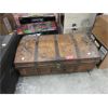 Image 1 : Metal Storage Trunk - 17" x 28" x 11" tall