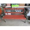 Image 1 : Wood Garden Bench with Metal Frame