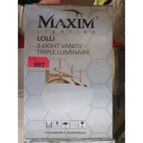 Maxim Lighting  Lolli  3 Light Vanity Light