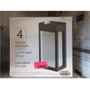 Image 1 : Pack of 4 Solar Post Accent Lights