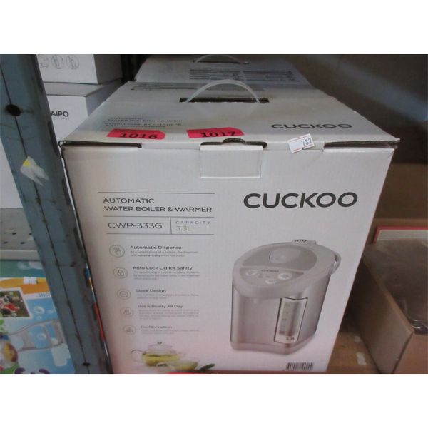 Cuckoo 3.3 L Automatic Water Boiler & Warmer