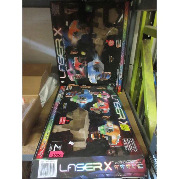 2 Laser X Game Sets - Open Box