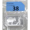 Image 1 : 1 Oz .999 Silver SilverTowne Miner/Mule Bar 