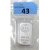 Image 1 : 1 Oz .999 Silver JBR Ethically Sourced Bar 