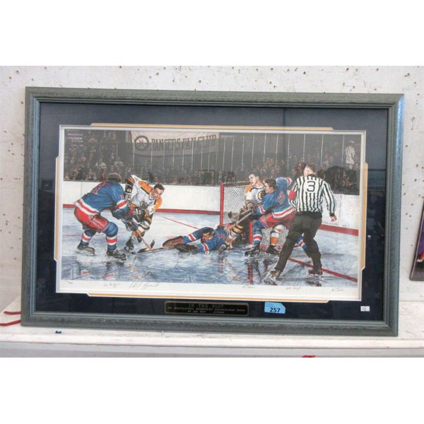 "In The Slot" Autographed Ltd. Edition Lithograph