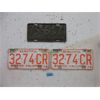 Image 1 : One 1948 & Pair of 1976 BC License Plates