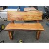 Image 1 : Handcrafted Solid Wood 40" Long Garden Bench