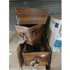 Image 1 : 2 Sets of 3 New Small Wood Planter Boxes