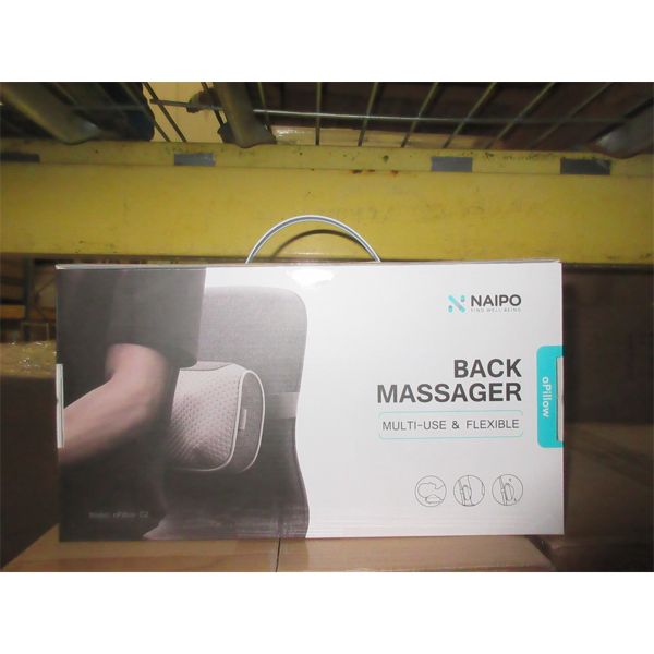 New Naipo Heated Back Massager Pillow