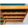 Image 2 : Wood Wall Mount Units x 2 - Measures 10" sq x 1 3/4" deep.. Disp[lay Units