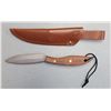 Image 2 : Bushlite Sheath Knife - New - Russell Design Copy - Leather Sheath