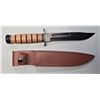 Image 1 : USMC Fighting Knife - Ka-Bar Copy - NEW c/w Leather Sheath