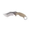 Image 1 : RUIKE Knives F181-W Sandvik Stainless Steel Fixed Blade Tactical Knife with Rear Safety Ring, Fully 
