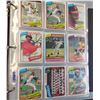 Image 2 : 1980 / 81 Baseballl Cards in Binder - +/- 300 Cards Topps & Don Russ