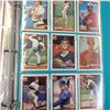 Image 1 : 1982 - 91 Baseballl Cards in Binder - +/- 750 Cards Topps / Fleer & Don Russ