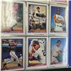 Image 6 : 1982 - 91 Baseballl Cards in Binder - +/- 750 Cards Topps / Fleer & Don Russ