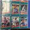 Image 9 : 1982 - 91 Baseballl Cards in Binder - +/- 750 Cards Topps / Fleer & Don Russ
