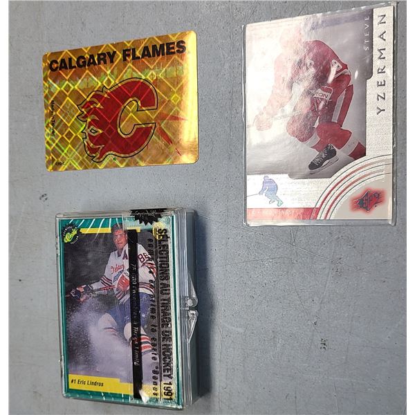 Hockey Steve Yzerman , Lindros RC - Sealed Classic 1991