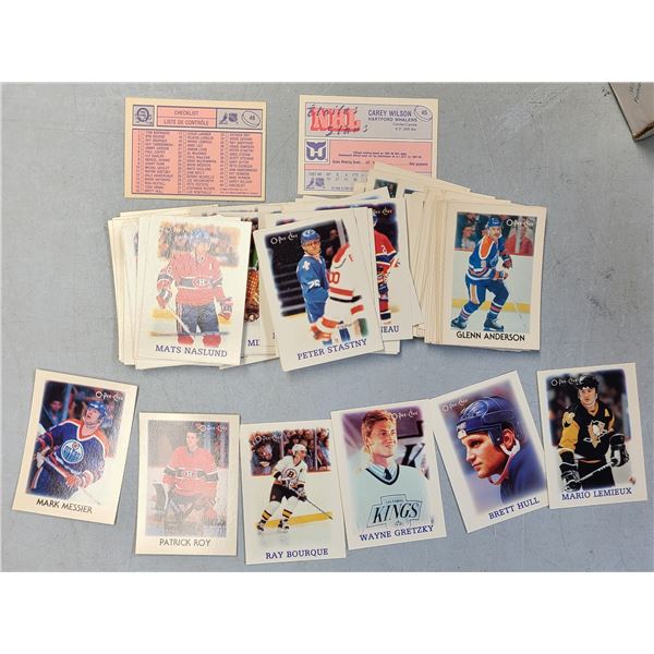 1987 & 1988 O-Pee-Chee Mini's OPC Hockey Card SET Gretzky Kings