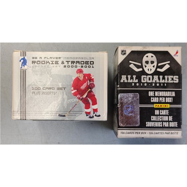 Panini Hockey  All Goalies Boxed Set + 2000 Rookie Sealed Update Set