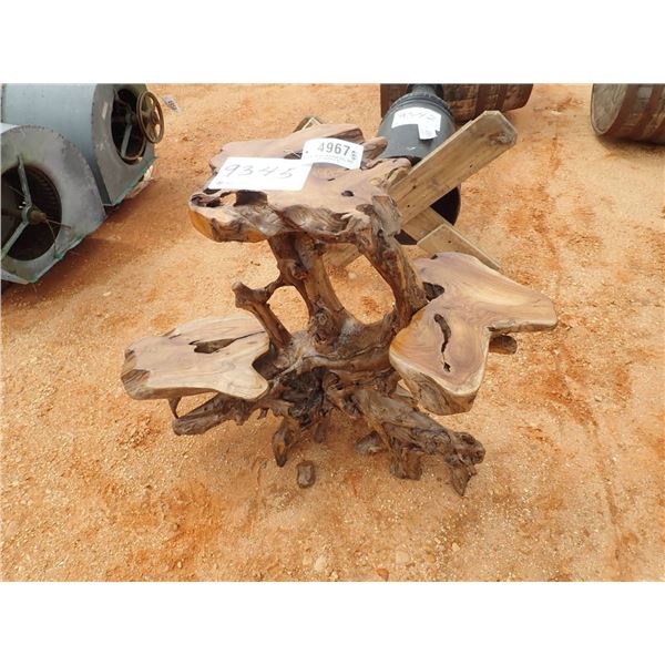 TEAK WOOD FLOWER/PLANT STAND