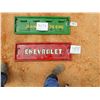 Image 1 : METAL CHEVROLET TAILGATE SIGN  (C6)