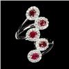 Image 1 : Natural Pigeon Blood Red Ruby Ring