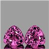 Image 1 : Natural Premium Violet Pink Sapphire Pair {Flawless-VVS}