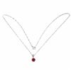 Image 2 : Natural Pigeon Blood Red Ruby Necklace