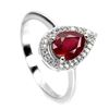 Image 1 : Natural Pigeon Blood Red Ruby Ring