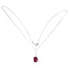 Image 2 : Natural Pigeon Blood Red Ruby Necklace