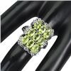 Image 3 : Natural Peridot  Aquamarine Ring