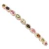 Image 1 : Natural Multi Color Tourmaline Bracelet