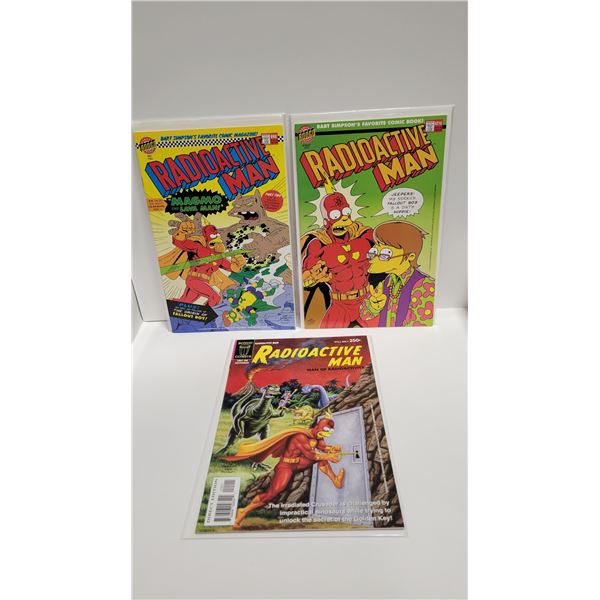 Radioactive Man 3 Comic Lot