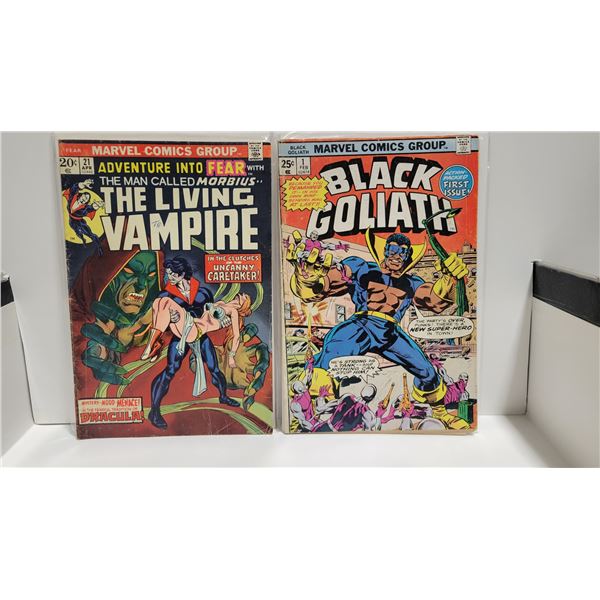 Adv. Into Fear 21 & Black Goliath 1