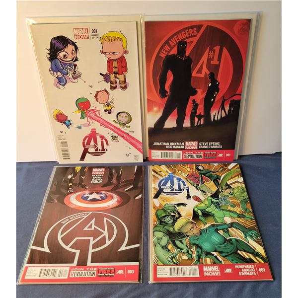 Avengers 4 Comic Lot
